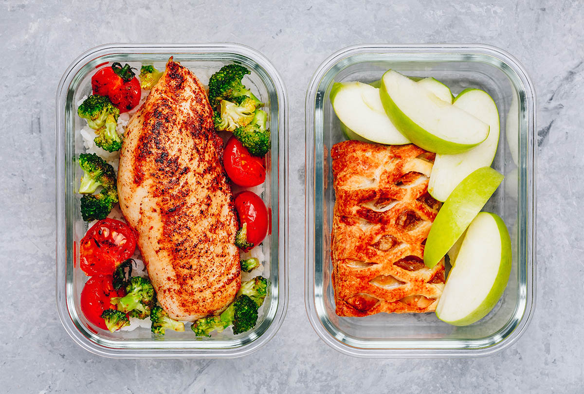 Prepared meals ready for the week